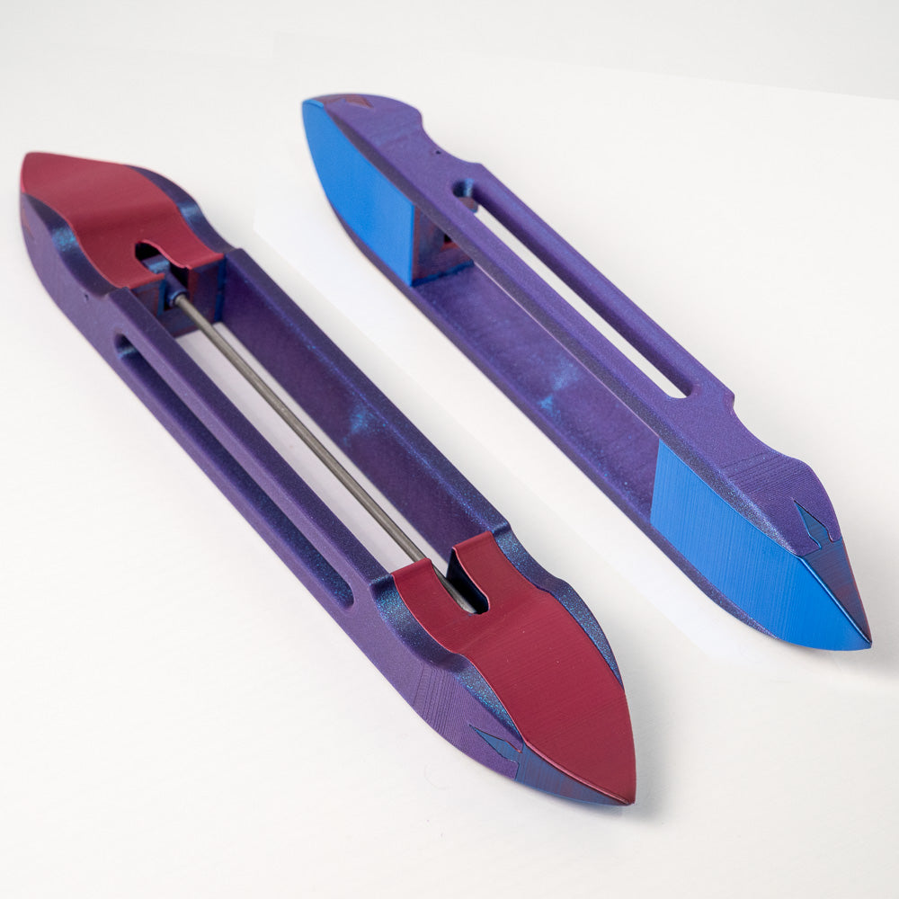 13" Custom Boat Shuttles - Silk Duotone Colors