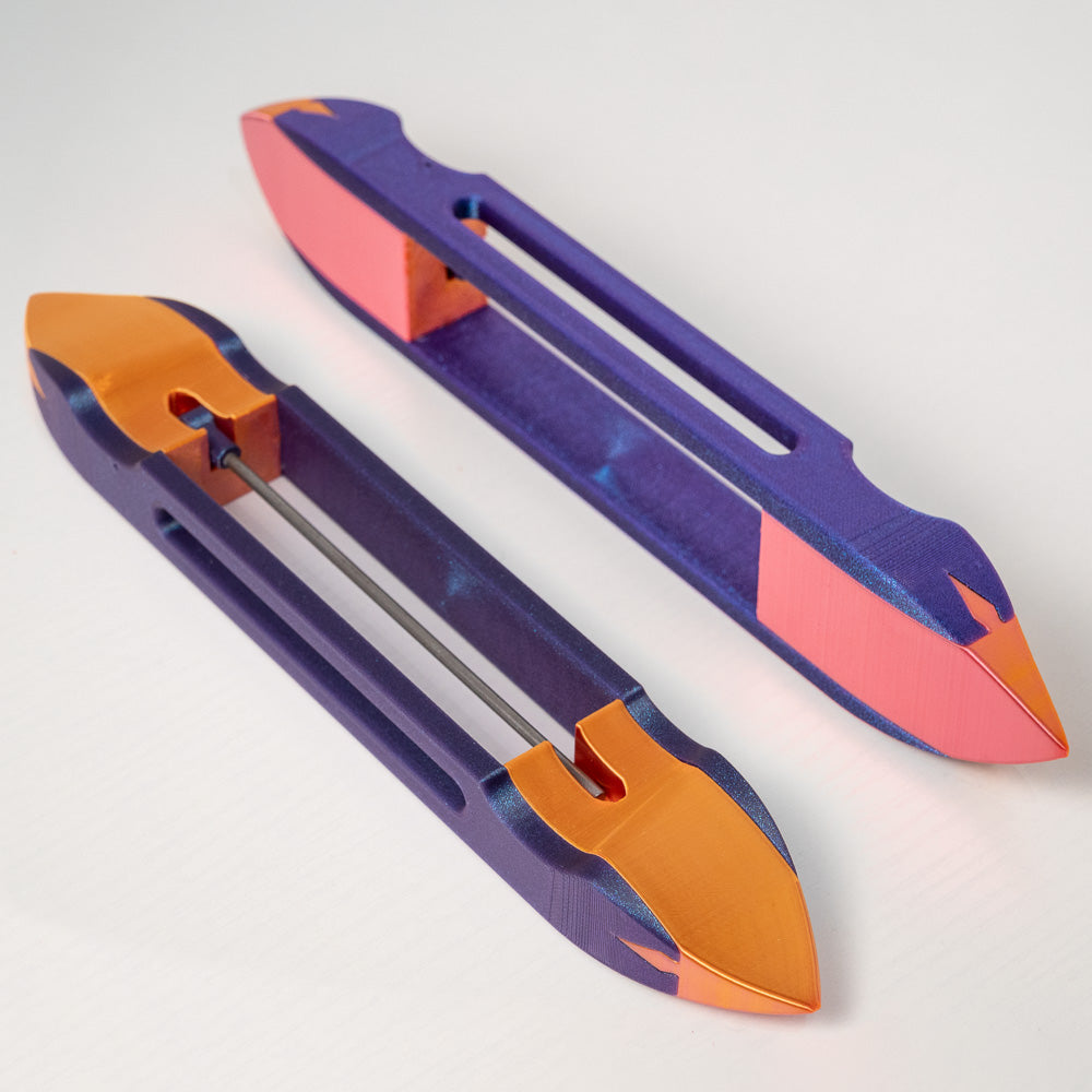 13" Custom Boat Shuttles - Silk Duotone Colors