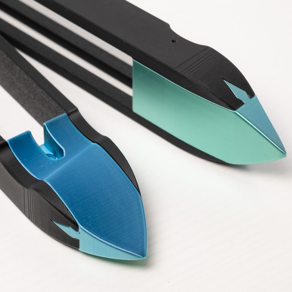 13" Custom Boat Shuttles - Silk Duotone Colors