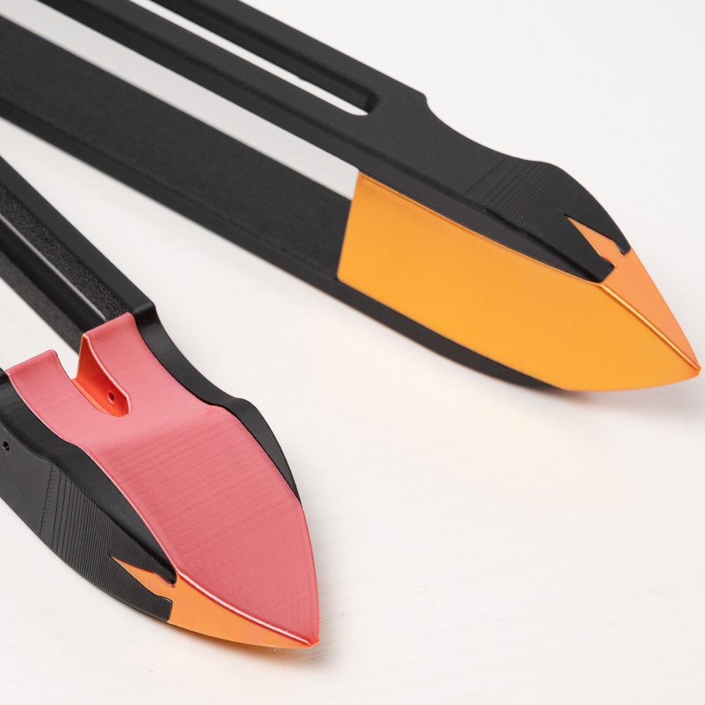 13" Custom Boat Shuttles - Silk Duotone Colors