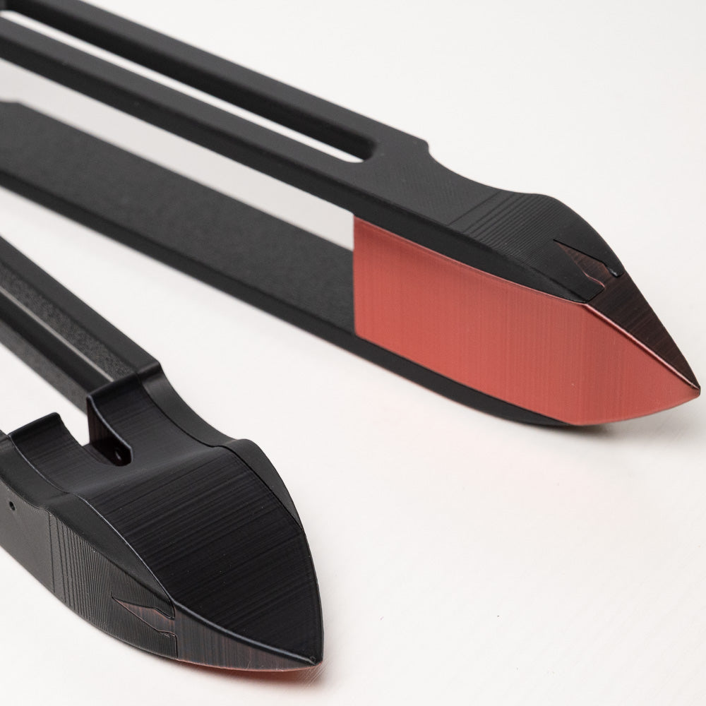 13" Custom Boat Shuttles - Silk Duotone Colors