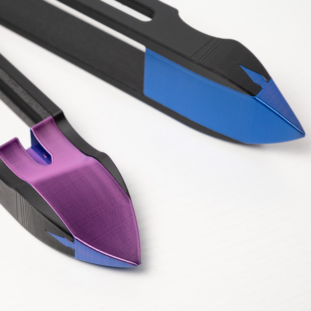 13" Custom Boat Shuttles - Silk Duotone Colors