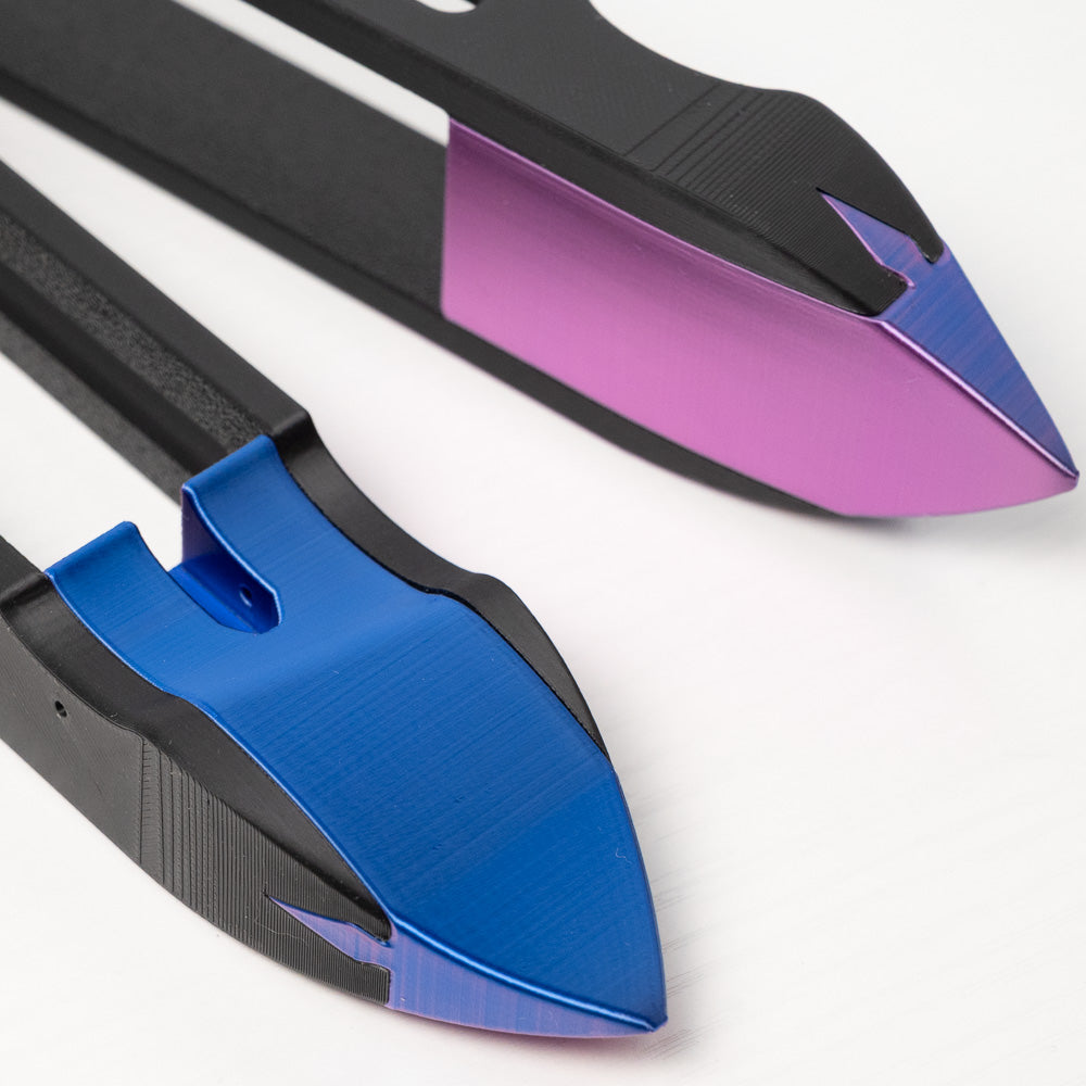 13" Custom Boat Shuttles - Silk Duotone Colors